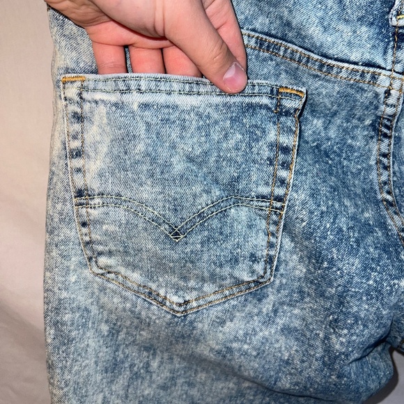 Levi's - DIY Cut Off/Distressed Shorts - Acid Wash - 511 Fit - 34 Men's - Thrash - Picture 5 of 8